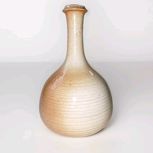 Vase bouteille Céramique Vintage 50 Grès Signé Montgolfier - 第 1/9 張圖片