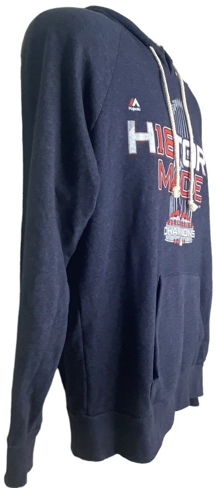 Majestic Threads Men's S Gray Red Boston Red Sox Champions H18tory Made Hoodie - Image 4 of 4