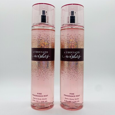 3-Pack Bath Body Works A THOUSAND WISHES Fine Fragrance Mist Spray