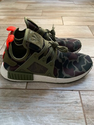 Adidas NMD XR1 Olive Duck Camo Cargo Green Mens 11 BA7232 Boost Sneakers adidas NMD XR1 Green Camo - Dec 2016 - BA7232 - KicksOnFire.com main image 3