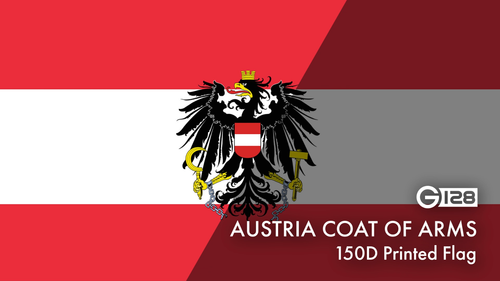 G128 Austria Austrian Coat of Arms Flag 3x5 Ft LiteWeave Pro Printed 150D Poly - Video 1 of 1