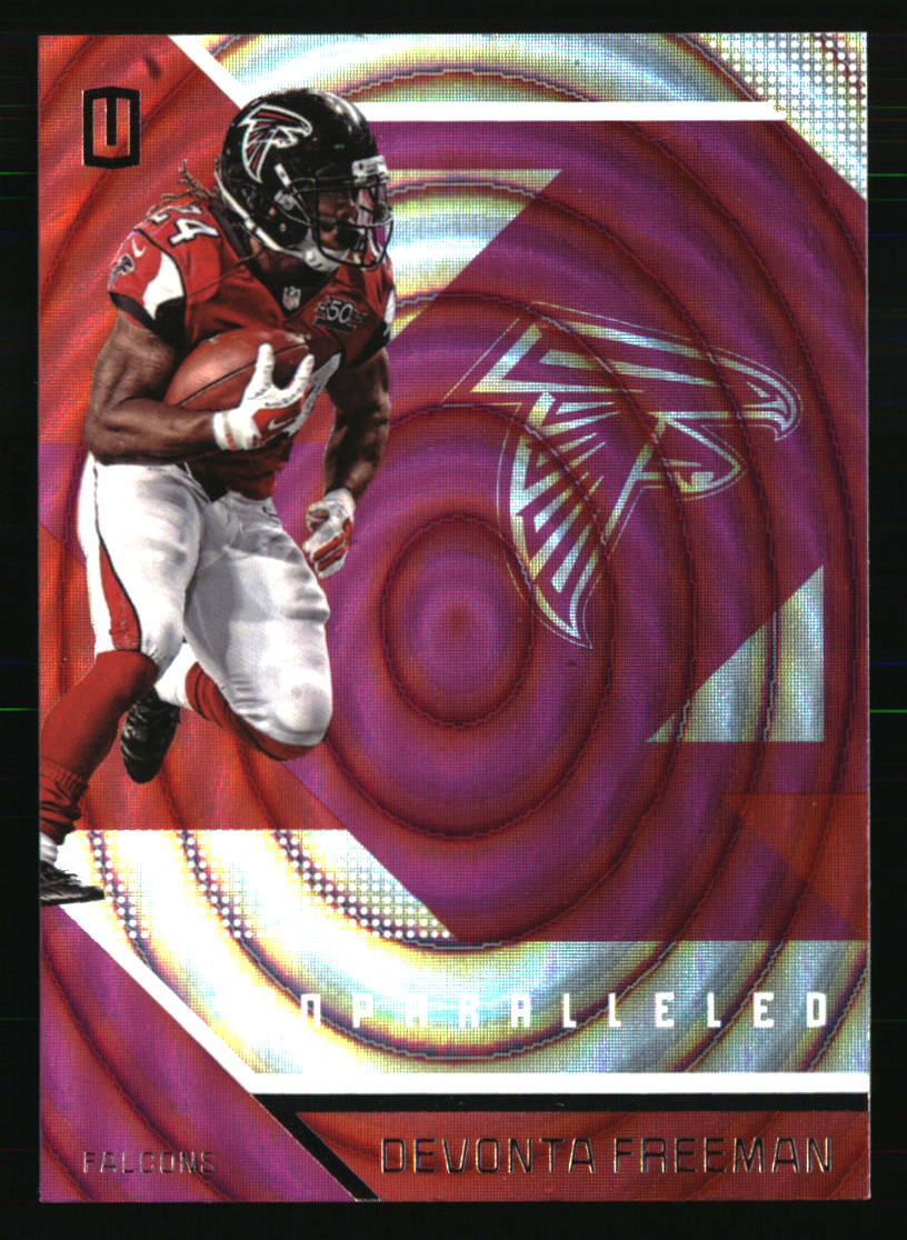 Devonta Freeman 2016 Panini Unparalleled Purple #140 Football Card