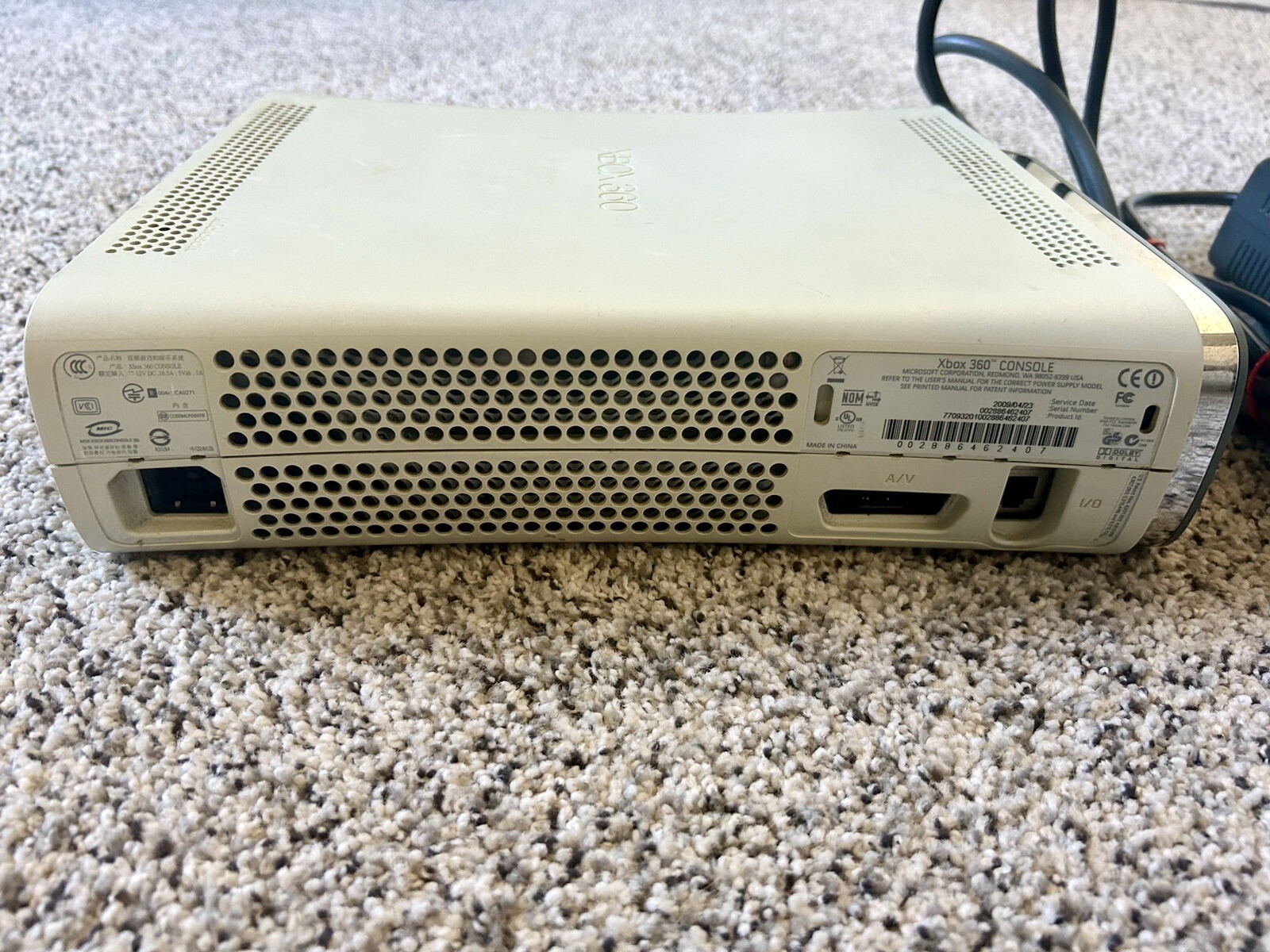 XBOX 360 CONSOLE USED W/ POWER CORD ONLY !!! eBay