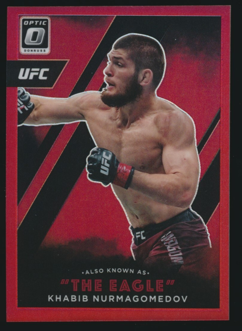 KHABIB NURMAGOMEDOV #2 2022 Donruss Optic UFC RED PRIZM ALSO KNOWN