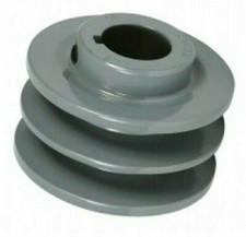 2AK 3/4" bore 2 Grooves Sheave PULLEY FOR 4L,3L BELT 3.45" OD 2AK34-3/4" BORE