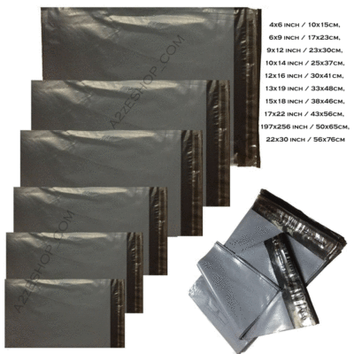 10x14 inch//25x37cm Grey postal Bags Mailing Mail Parcel Post Plastic Strong Poly