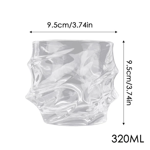 Glas Whiskygläser Japanisches Kristall Whiskyglas schwerer dicker Boden - Bild 2 von 12