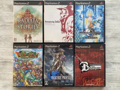 SONY PS2 Radiata Stories & Romancing Saga Code Age Commanders & Yangus Valkyrie