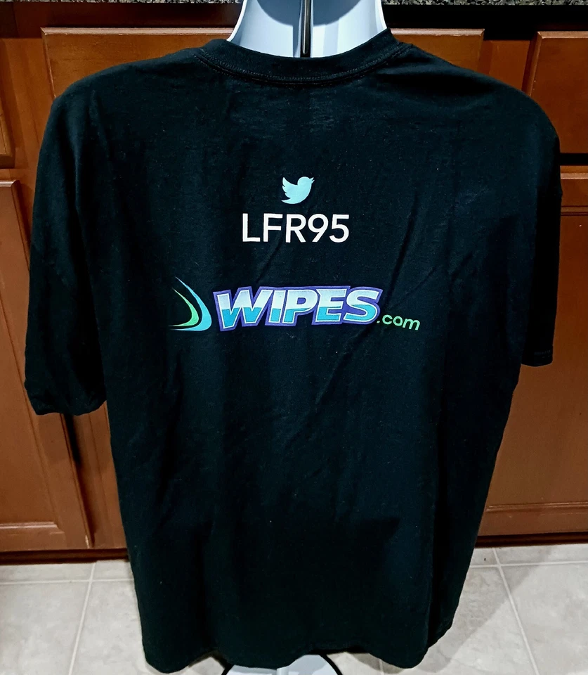 Camisa Leavine Family Racing Michael McDowell Wipes.com Team Emitida 2XL NASCAR Foto 3 de 4