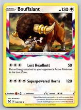 Bouffalant 148/196 Rare Lost Origin Pokemon Card - NM Near Mint