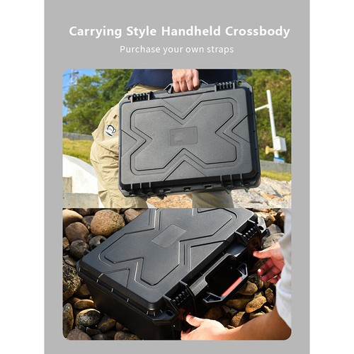 Carrying Storage Box Waterproof Hard Shell Case with DIY Plate for DSLR Camera - Picture 14 of 15