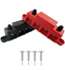 250A 12V BusBar 3/8" Power Distribution Block 4 