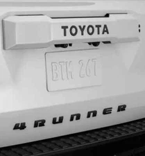 OEM Toyota 2025 + 4Runner Matte Black Tailgate Letter Inserts PT948-89253-02
