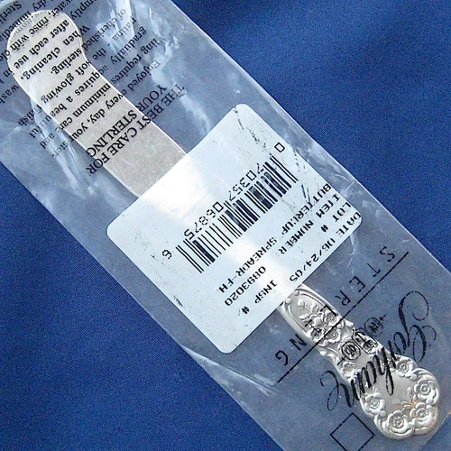 NEW • Gorham BUTTERCUP Sterling Silver FLAT HANDLE BUTTER SPREADER / KNIFE