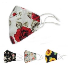 Quality Pretty Spring Floral Pattern Reusable Adult Cotton Fashion Face Mask S67