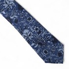 Bar III Men's Wiley Floral Skinny Tie Necktie Slim Modern 2 3/4" Navy OS $55