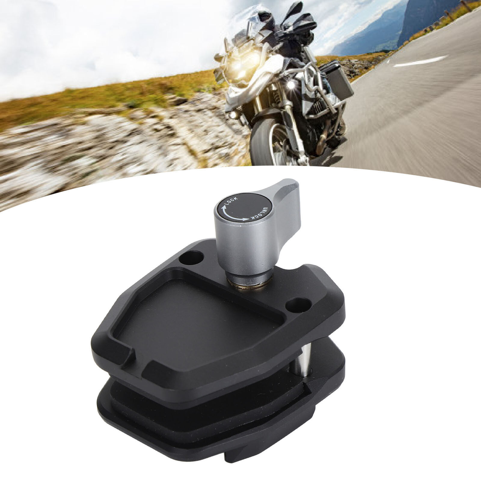 Motorcycle Windshield Camera Mount Aluminum Alloy Motorcycle Windshield Clip
