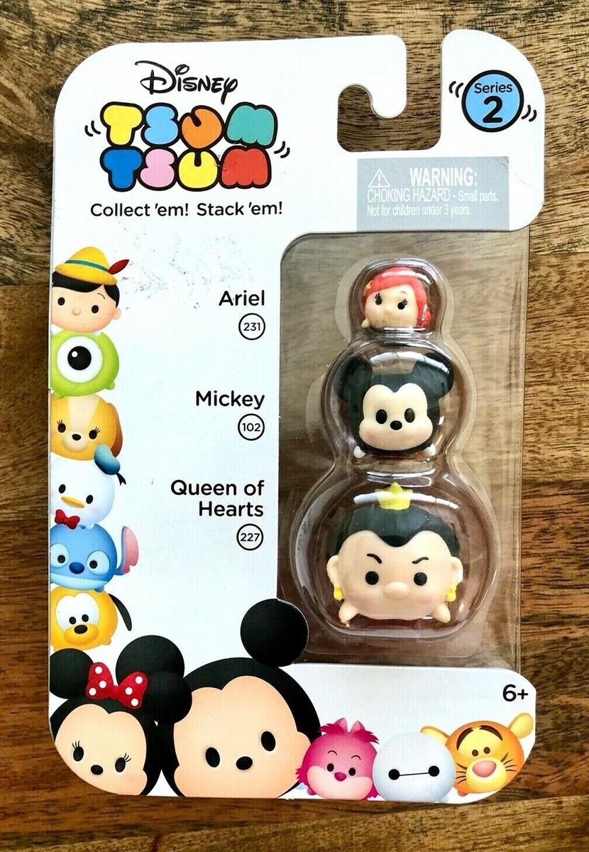 Disney TSUM TSUM Stackable - Queen of Hearts, Mickey Mouse and