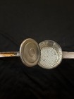 Vintage Potato Tomato Crusher Masher Metal Bone Handle 10 Inches Long 4 Wide  — photo 4