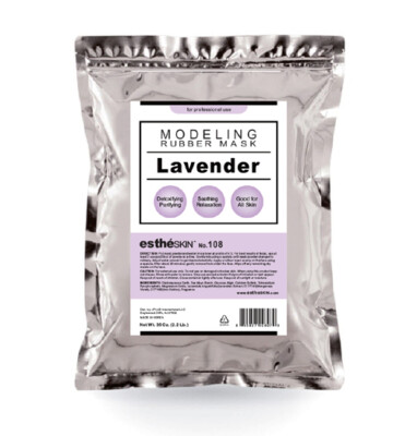 estheSKIN No.108 Lavender Modeling Rubber Mask Powder for Professional, 35 Oz.