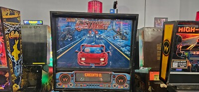 THE GETAWAY: HIGH SPEED II Pinball Machine - Williams 1992 - 2471