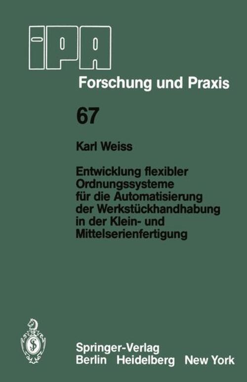 K. Weiss | Entwicklung Flexibler Ordnungssysteme Für Die