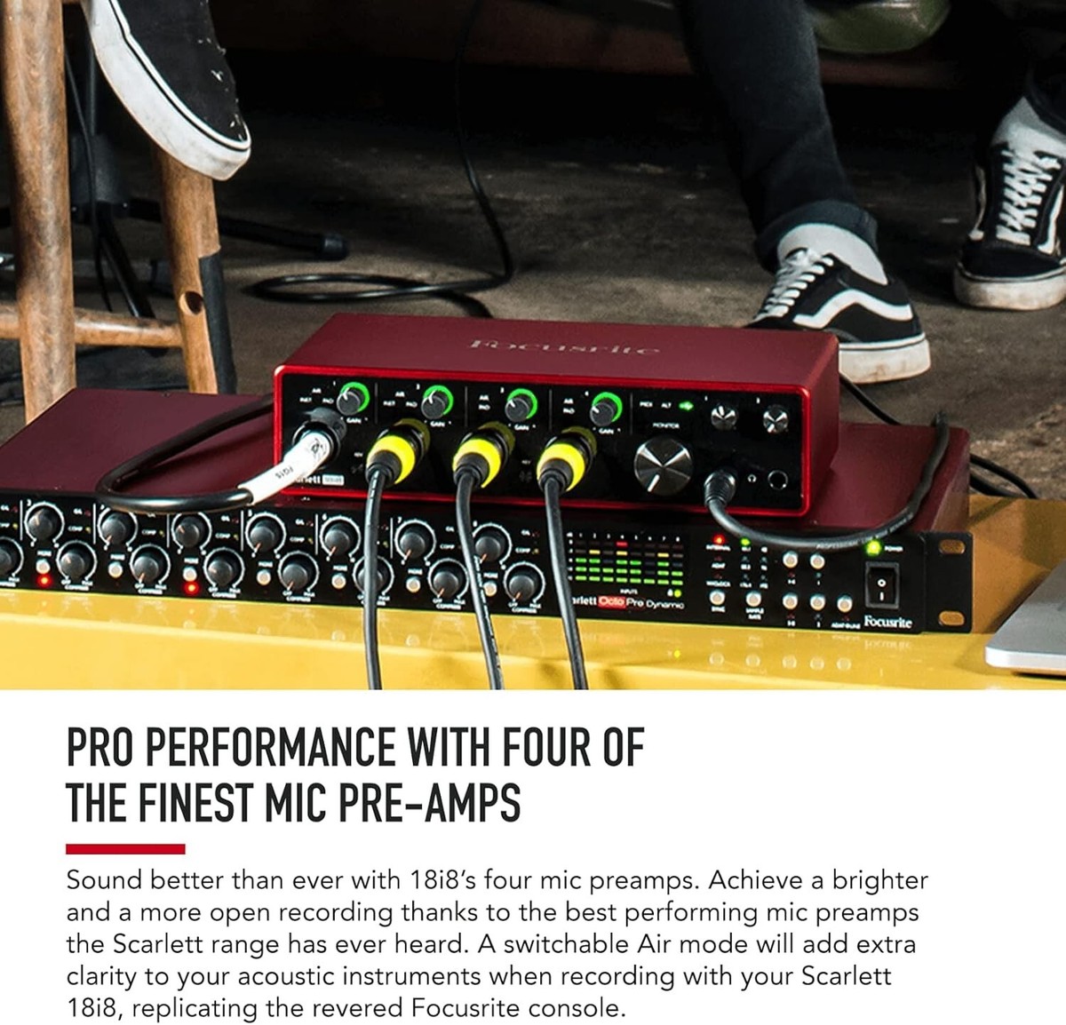 Focusrite Scarlett 18i8 3rd Gen USB Audio Interface - 4 Mic Pres