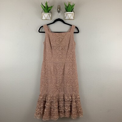 Vintage Claudia Young Lace Dress Ruffles | eBay