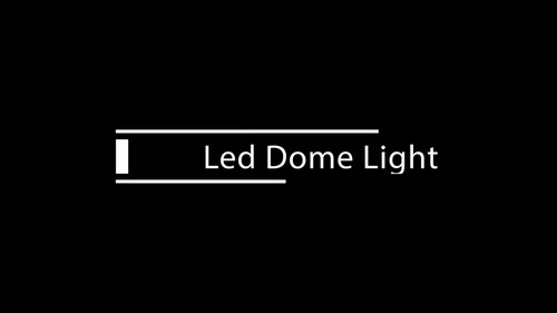 ATV UTV 1.25-2" Diameter Bull Bar Roll Cage Mount Interior LED Dome Work Light - Video 1 of 1