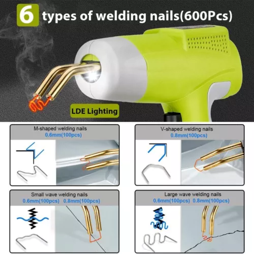 80W Cordless Plastic Welder Kit for Ryobi One+ Plus 18V Li-ion Battery Portable - Bild 4 von 7