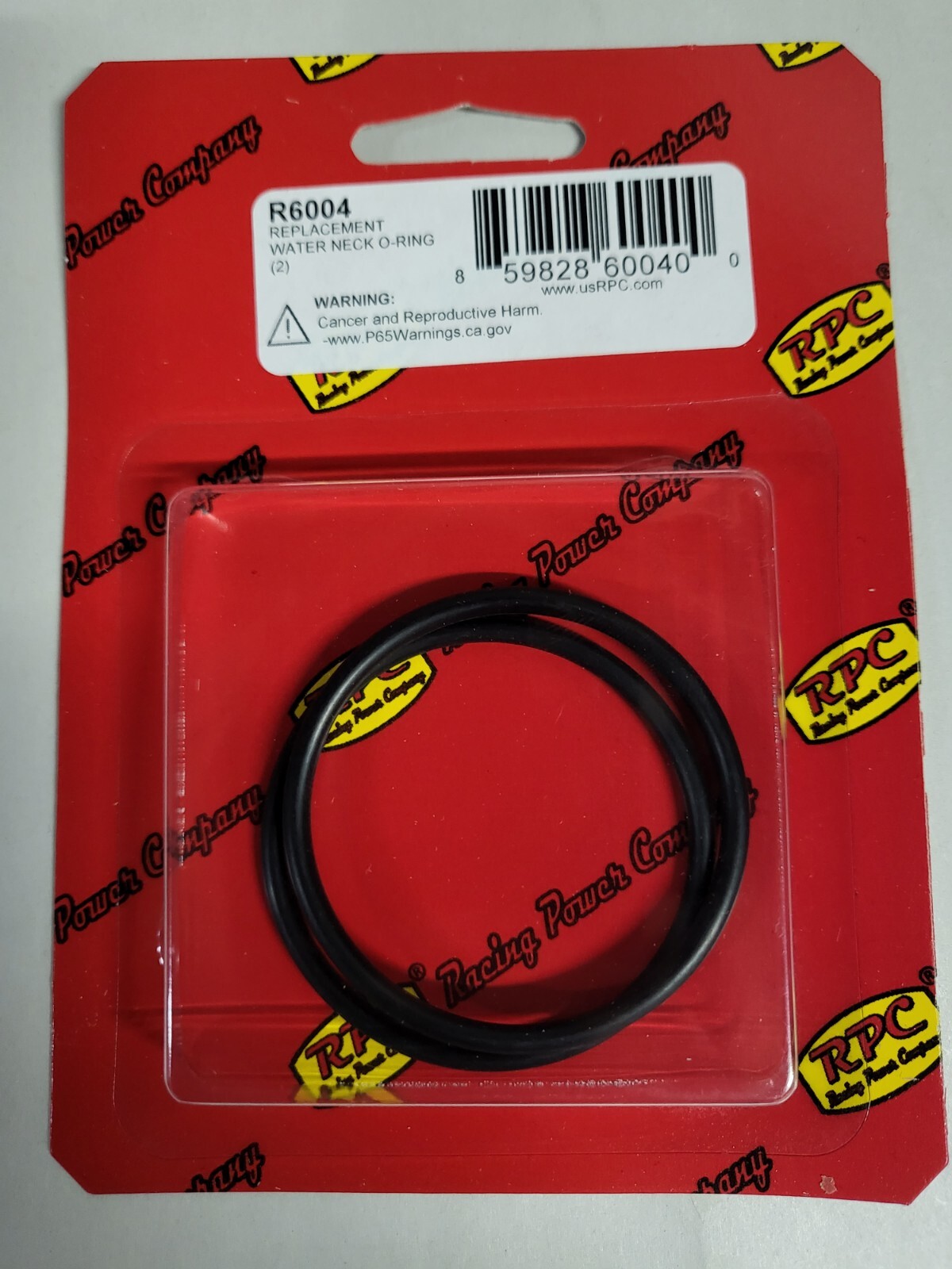 Racing Power R6004 (Pair) O-Ring Rubber for RPC Aluminum Water Necks
