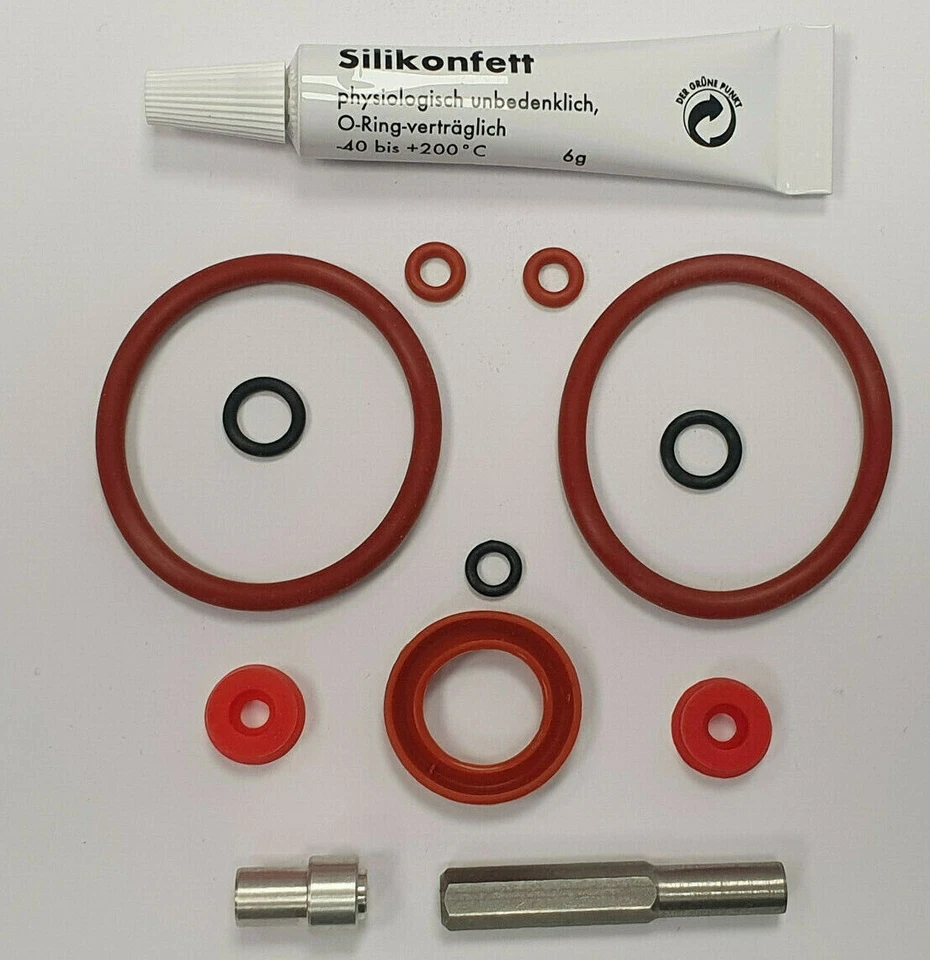 Jura Set O-Ring Brühgruppe Brühgruppe Alukappe OvalkopfbIT Wartungsset - D05