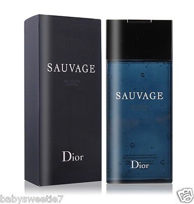 sauvage dior body wash