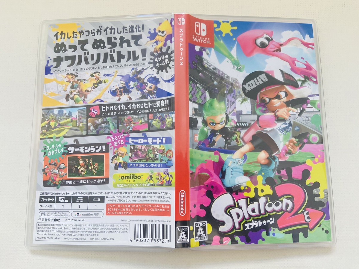 Splatoon 3 Nintendo Switch 日本版 2枚セット Splatoon 3 Nintendo Switch 日本版 2枚セット Splatoon 3