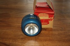 Sammlungsauflösung Antike Fahrradlampe von Ennwell Blau Trommelscheinwerfer Kult