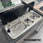 Dometic/Smev 9222L/H Campervan Hob and Sink, Tap, Template, Hose and Regulator