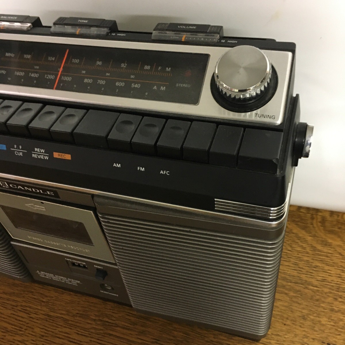 Buy Vintage 80s Candle JTR-1287 Boombox Tested Works (Read Info