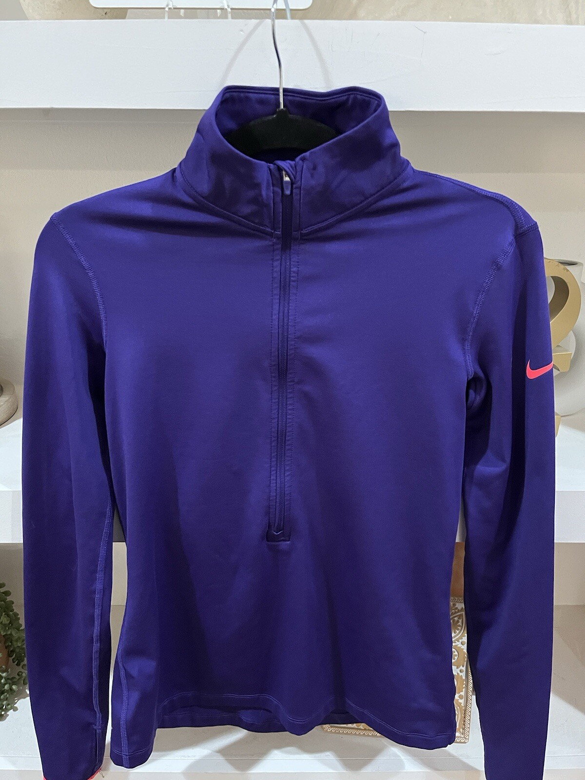 SACAI X NIKE Giacca Nike Pro Dri Fit donna viola media full zip allenamento atletico top