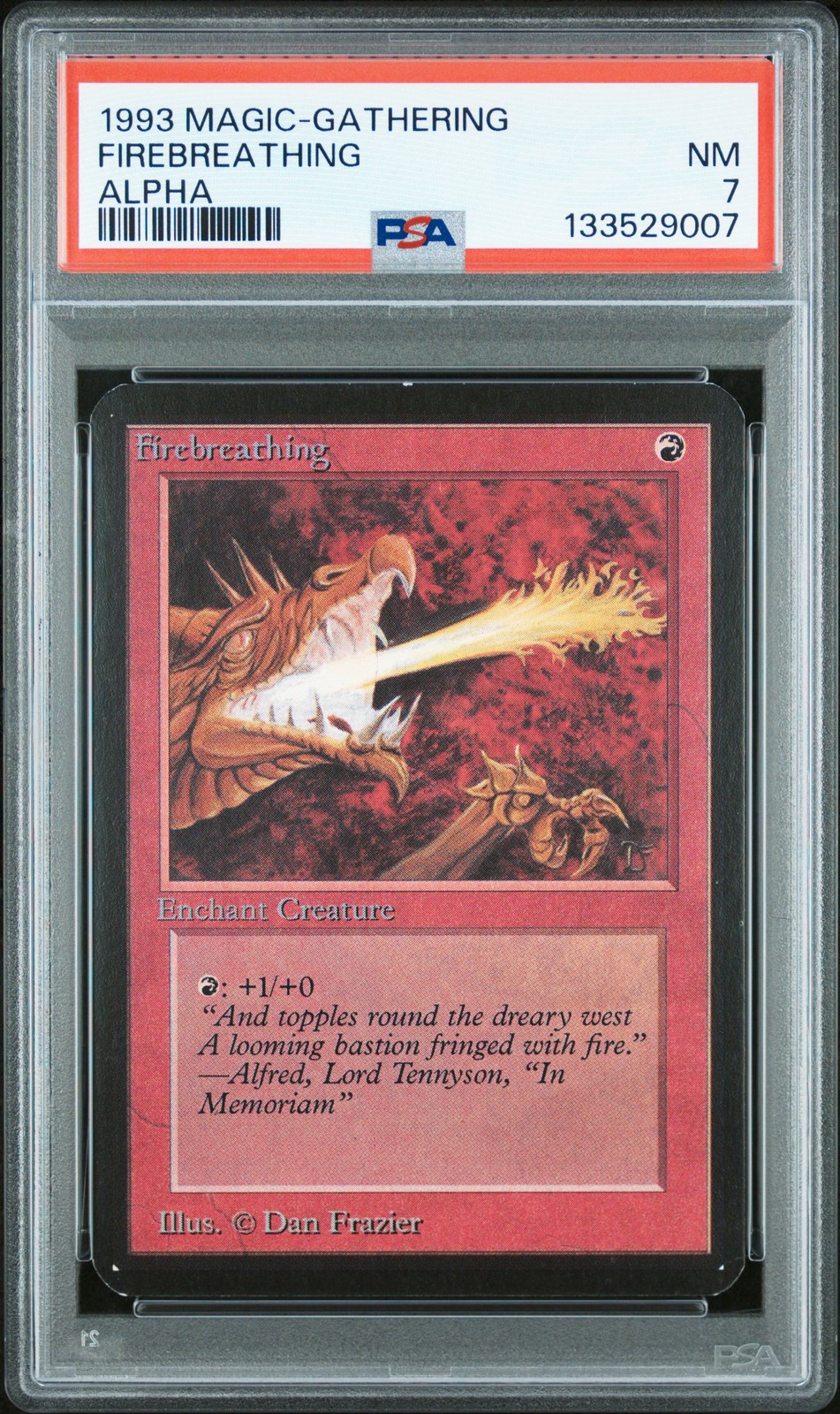 1993 MTG ALPHA FIREBREATHING PSA 7
