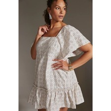 New Anthropologie Maeve Smocked Tunic Mini Dress Size 1X