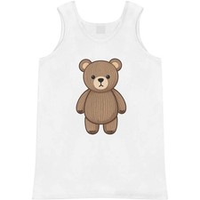 'Knitted Style Bear' Adult Vest / Tank Top AV062675 
