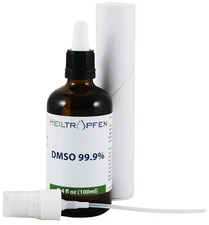 DMSO - Dimethyl Sulfoxide | Pipette + Spray 3.4 Oz - 100Ml | Pharma Grade Ingred