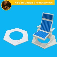 Matt Mason Space Station Chair Base   Replica