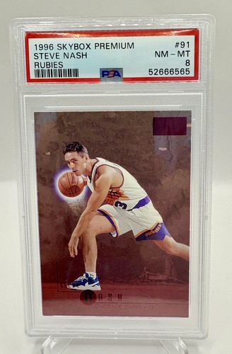 Steve Nash [Rubies] #91 1996 Skybox Premium card