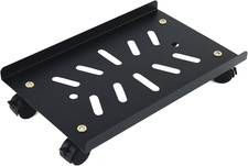 Metal Computer Tower Stand, PC Stand for Floor Mobile CPU Stand with 4 Rolling C