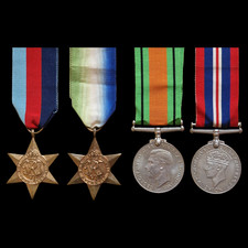 WW2 British Atlantic 1939-45 Star Medal Group Defence Medal Second World War 406