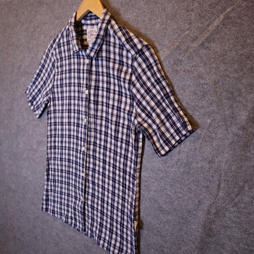 Thomas Cook Women’s Short Sleeve Button Up Shirt Blue White Check Size 8 - Bild 3 von 11