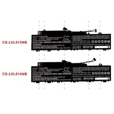 BATTERIE 4850mAh Noir Pour Lenovo IdeaPad 5 L19M3PF4,5B10W86939,SB10W86956