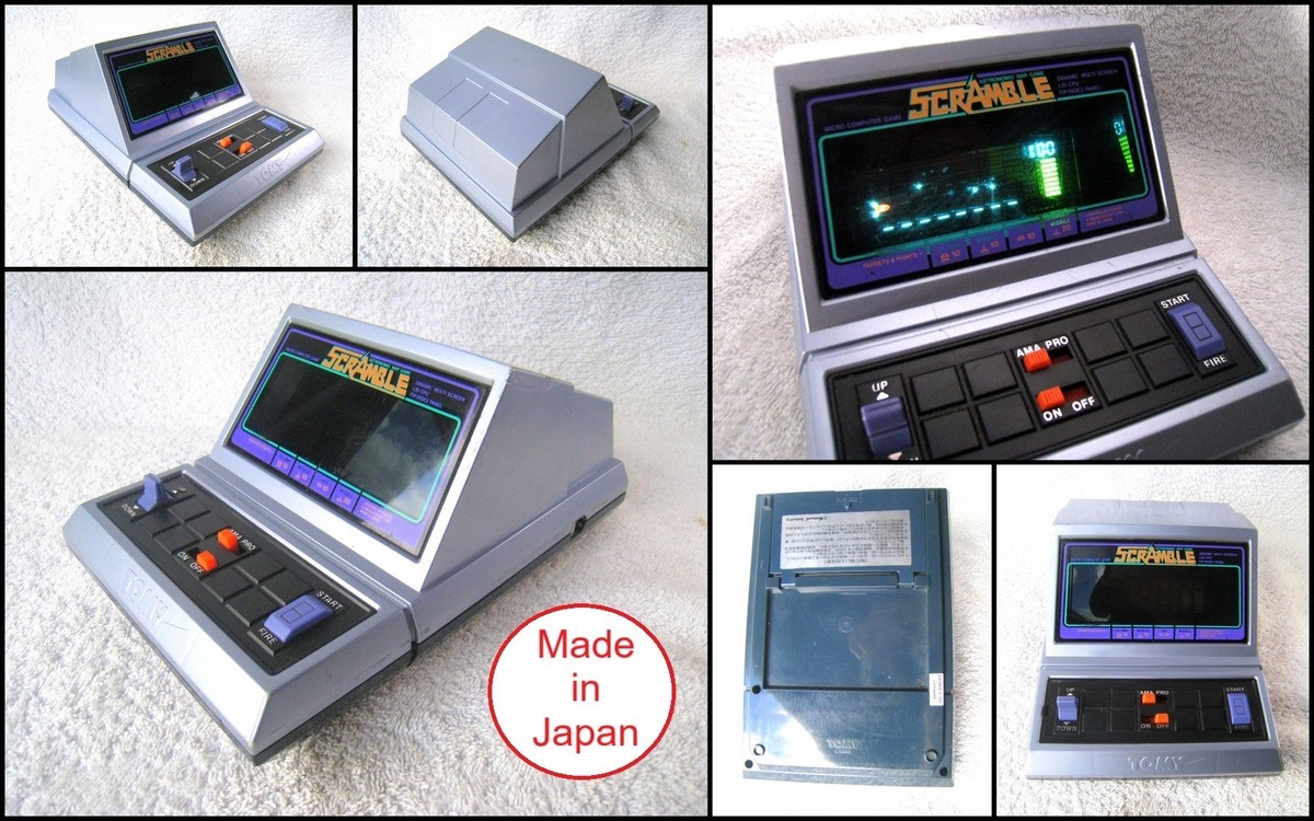 TOHO BIT SUITE 初期版 /rodent edge scramble Vintage TOMY Scramble Electronic Handheld Game (Made in Japan