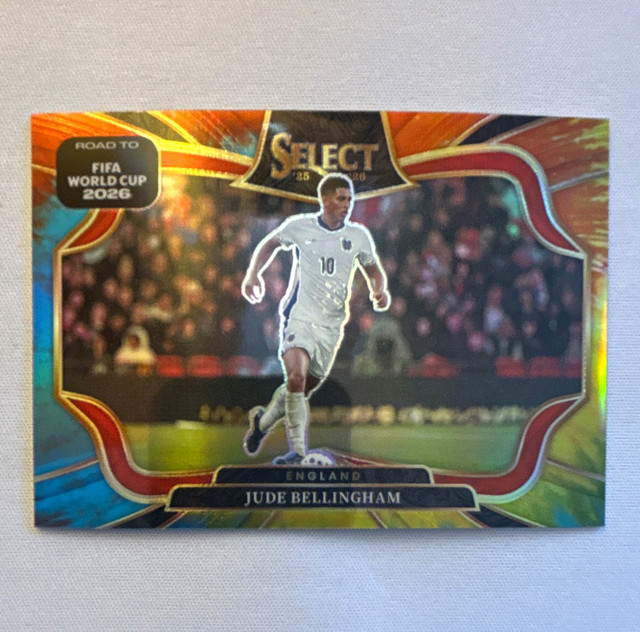 2025-26 Select Road FIFA Jude Bellingham Field Level Tie-Dye #216 15/25